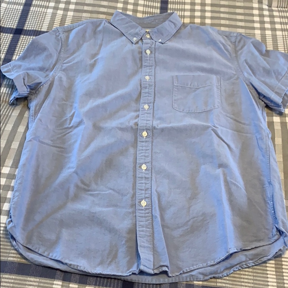 J. Crew Short Sleeve Oxford XL